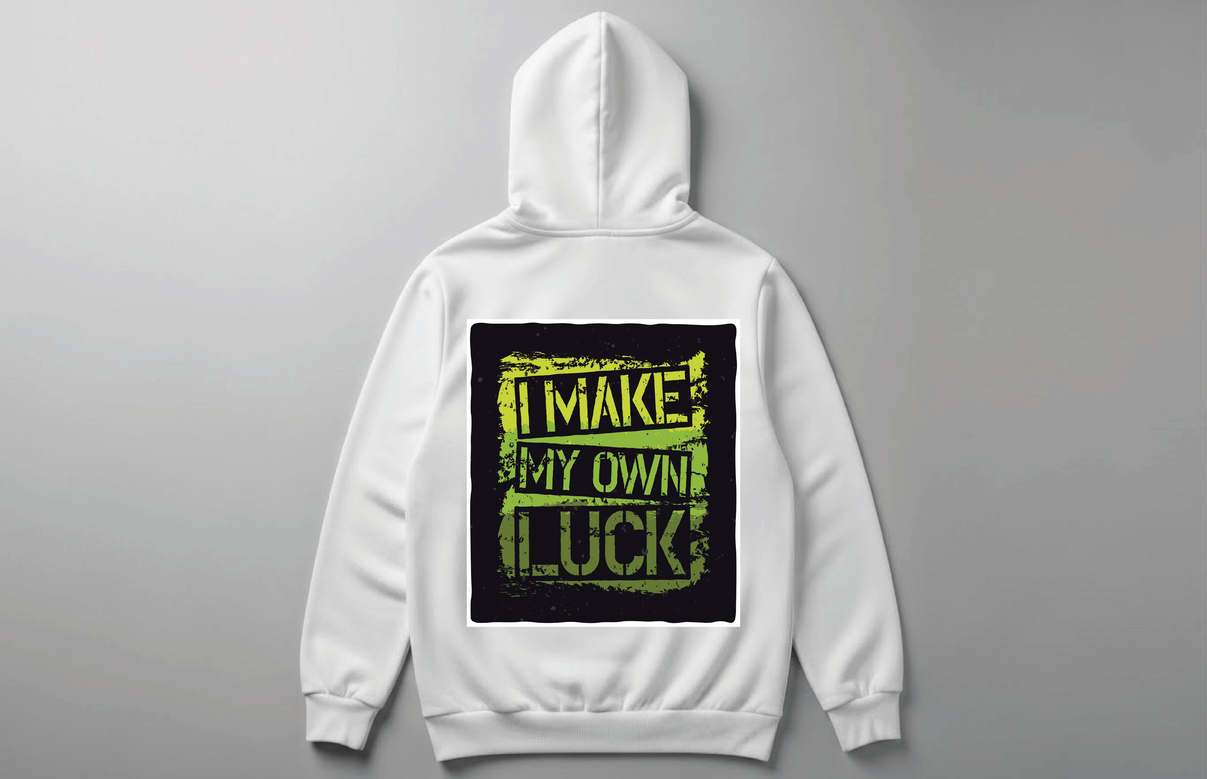 I Make - Unisex  Sırt Baskılı Hoodie - Regular Kalıp