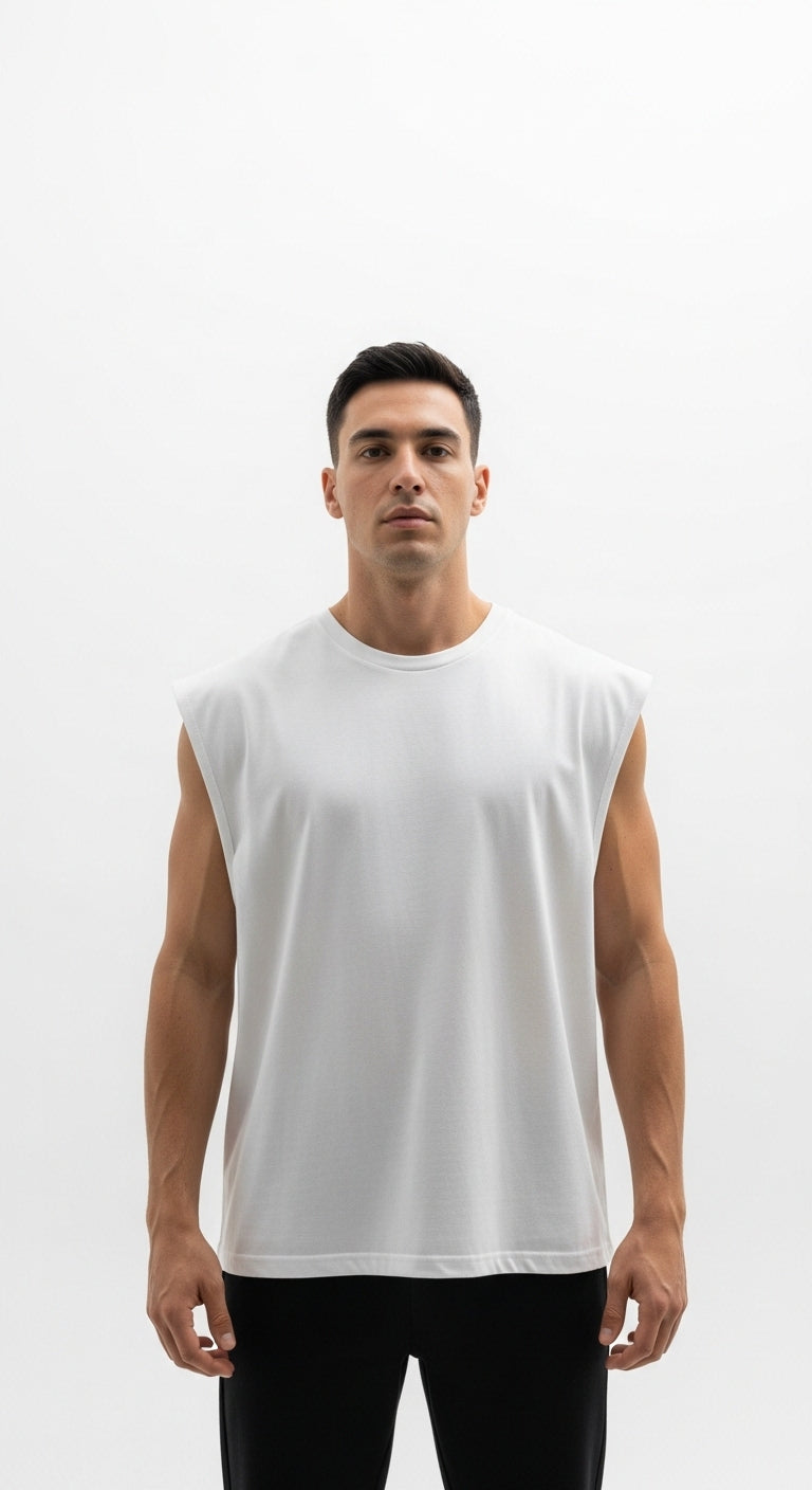 Swr - Unisex Baskısız Sıfırkol T-shirt - Regular Kalıp