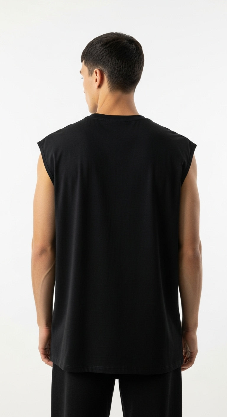 Swr - Unisex Baskısız Sıfırkol T-shirt - Regular Kalıp