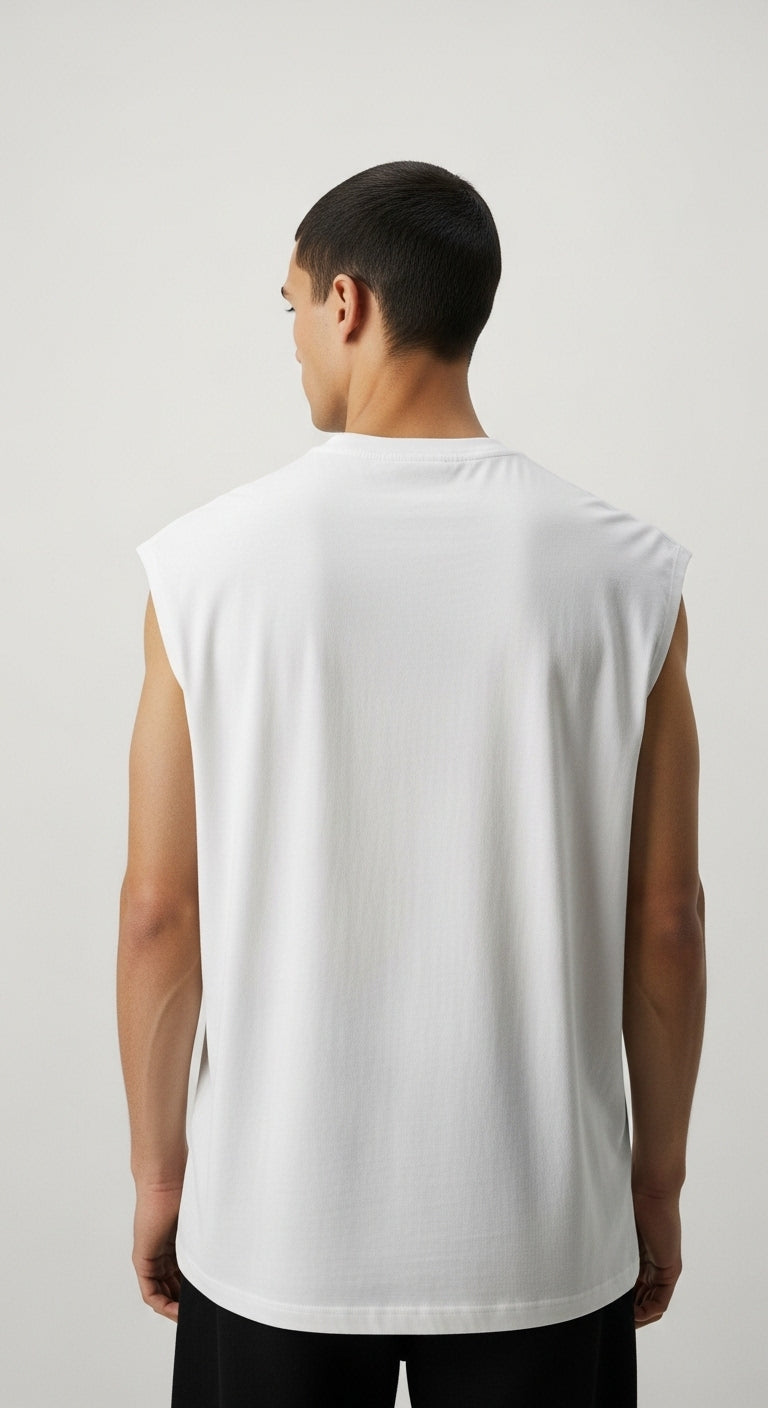 Swr - Unisex Baskısız Sıfırkol T-shirt - Regular Kalıp