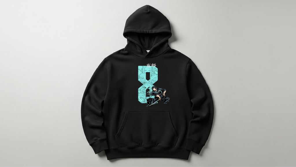 Anime - Baskılı Unisex Hoodie - Regular Kalıp