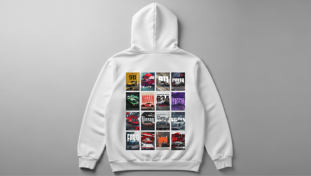 Car's - Baskılı Erkek Hoodie - Regular Kalıp