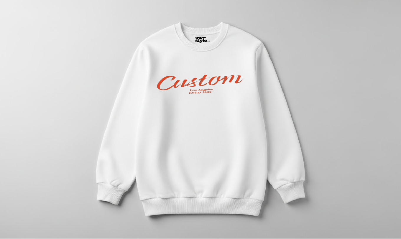 Custom - Baskılı Unisex Sweatshirt - Regular Kalıp