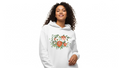 Flower - Baskılı Kadın Hoodie - Regular Kalıp