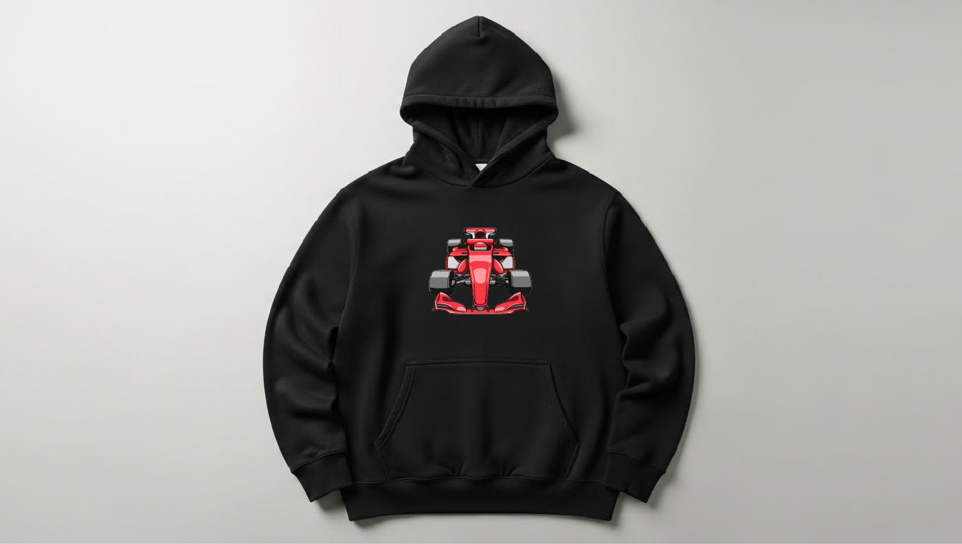 Formula 1 - Baskılı Unisex Hoodie - Regular Kalıp