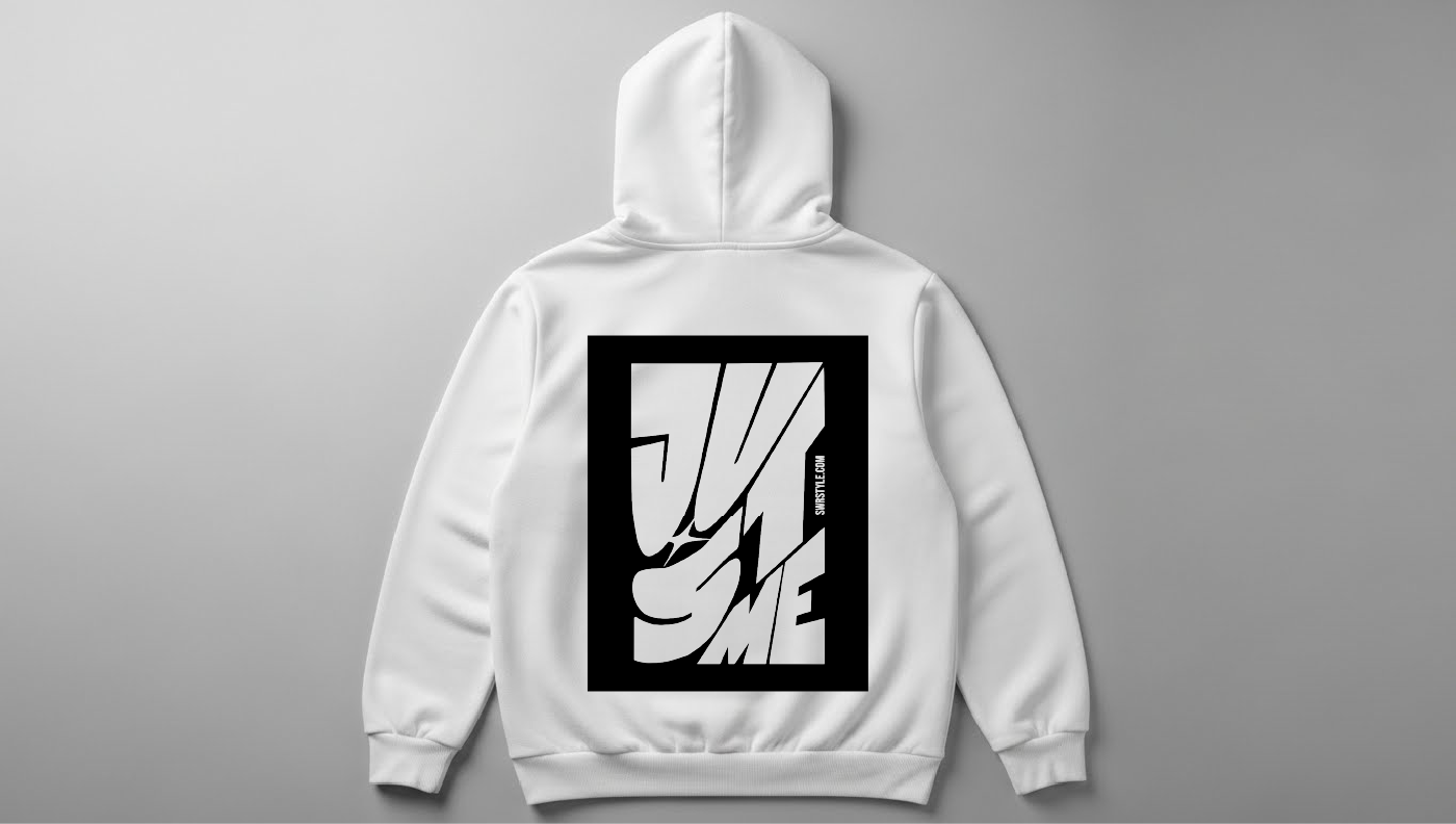 Just Me - Baskılı Unisex Hoodie - Regular Kalıp