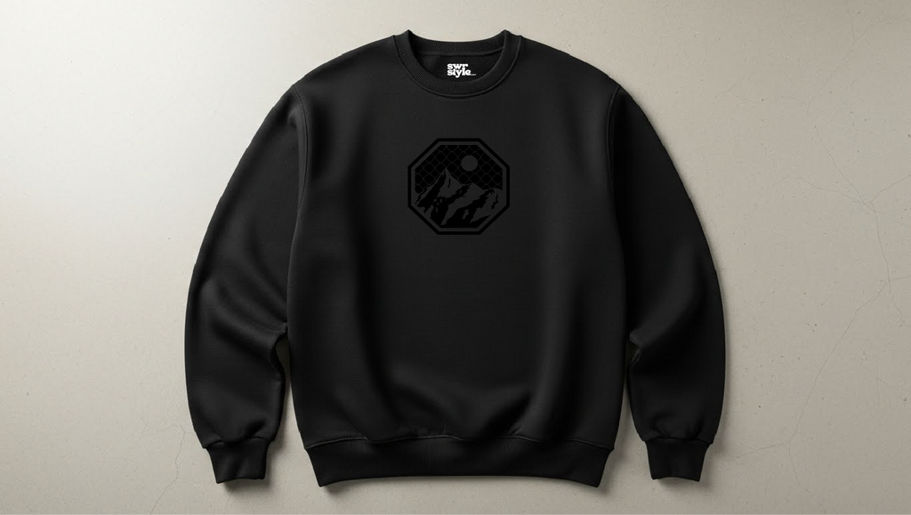 Mountain - Baskılı Unisex Sweatshirt - Regular Kalıp