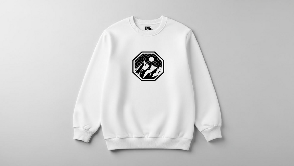 Mountain - Baskılı Unisex Sweatshirt - Regular Kalıp