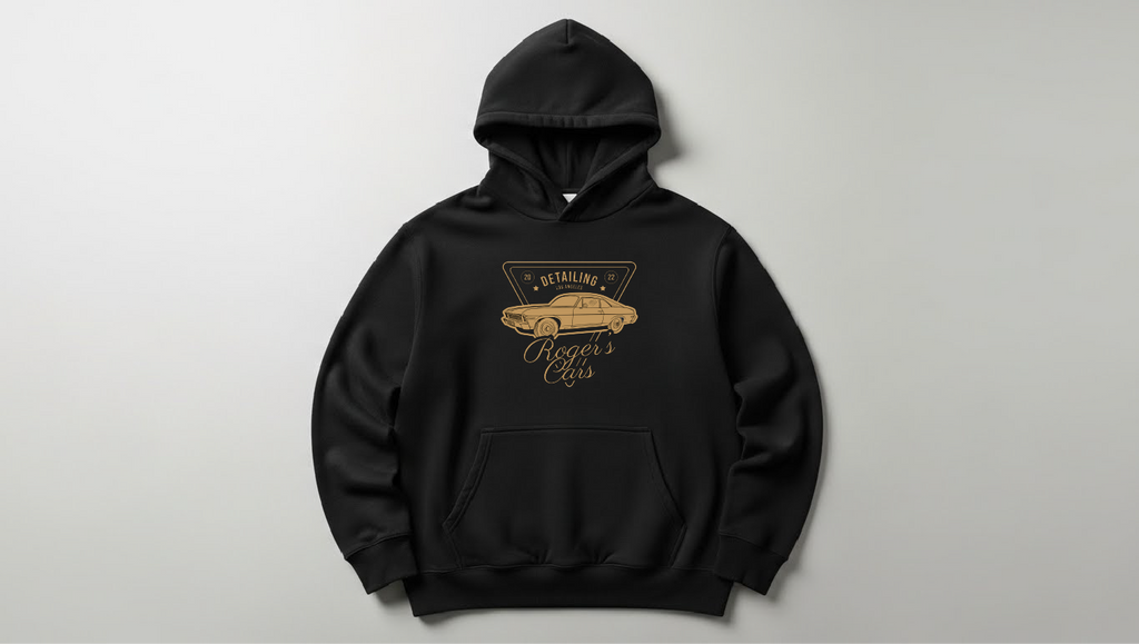 Roger's Car - Baskılı Hoodie - Regular Kalıp