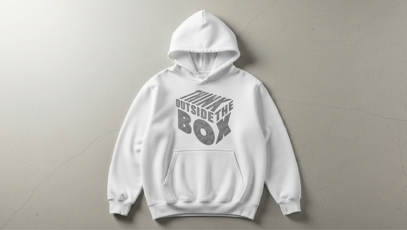 The Box - Baskılı Unisex Hoodie - Regular Kalıp